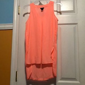 Neon Pink Chiffon Shirt